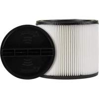 Filtre d'aspirateur, Filtre pour aspirateur, Cartouche, Pour 5 gal. US Les Fournitures Industrielles Méga