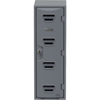Locker, 12" x 15" x 47", Grey, Assembled Les Fournitures Industrielles Méga