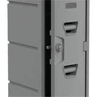 Locker, 12" x 15" x 47", Grey, Assembled Les Fournitures Industrielles Méga