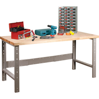 &eacute;tabli pr&eacute;conçu, Dessus & montants seulement, Cap 2500 lb, 72" la x 30" p, 34" h Les Fournitures Industrielles Méga
