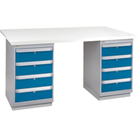 &eacute;tabli pr&eacute;conçu, 72" la x 30" p x 34" h, Capacit&eacute; 2500 lb Les Fournitures Industrielles Méga