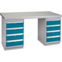 &eacute;tabli pr&eacute;conçu, 72" la x 30" p x 34" h, Capacit&eacute; 2500 lb Les Fournitures Industrielles Méga