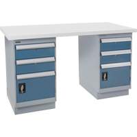 &eacute;tabli pr&eacute;conçu, 72" la x 30" p x 34" h, Capacit&eacute; 2500 lb Les Fournitures Industrielles Méga