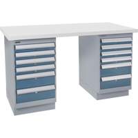 &eacute;tabli pr&eacute;conçu, 72" la x 30" p x 34" h, Capacit&eacute; 2500 lb Les Fournitures Industrielles Méga