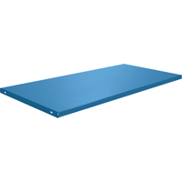 &eacute;tabli avec armoire - Tablettes, 58 3/4" x Capacit&eacute; de 300 lb, Acier, Bleu Les Fournitures Industrielles Méga