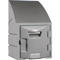 Locker, 12" x 15" x 25", Grey, Assembled Les Fournitures Industrielles Méga