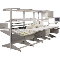 Postes de travail modulaire ergonomiques - Tableaux &agrave; marqueur ou &agrave; punaises Les Fournitures Industrielles Méga
