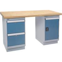 &eacute;tabli robuste, Porte & tiroirs, Cap 1500 lb, 72" la x 36" p, 34" h Les Fournitures Industrielles Méga