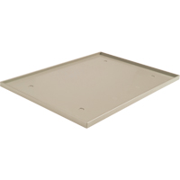 Fond de casier, Convient aux casiers 12" x 18", Beige, Plastique Les Fournitures Industrielles Méga