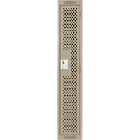 Casiers Clean Line, 12" x 12" x 72", Acier, Beige, Rivet (assembl&eacute;), Perfor&eacute; Les Fournitures Industrielles Méga