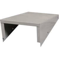 Casiers &eacute;conomiques &agrave; dessus inclin&eacute; Clean Line, Bloc de 1, 18" p x 12" la x 6" ha, Gris, Acier Les Fournitures Industrielles Méga