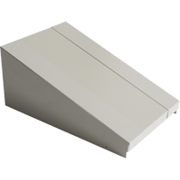 All-Welded Concorde - Heavy-Duty Lockers Sloping Top, 1 Bank, 18" D x 12" W x 6" H, Grey, Steel Les Fournitures Industrielles Méga