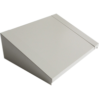 All-Welded Concorde - Heavy-Duty Lockers Sloping Top, 2 Bank, 18" D x 24" W x 6" H, Grey, Steel Les Fournitures Industrielles Méga