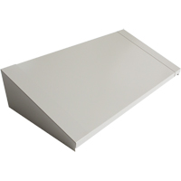 All-Welded Concorde - Heavy-Duty Lockers Sloping Top, 3 Bank, 18" D x 36" W x 6" H, Grey, Steel Les Fournitures Industrielles Méga