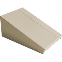 All-Welded Concorde - Heavy-Duty Lockers Sloping Top, 1 Bank, 18" D x 12" W x 6" H, Beige, Steel Les Fournitures Industrielles Méga