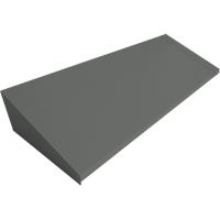 Dessus inclin&eacute; pour casiers robustes enti&egrave;rement soud&eacute; Concorde, Bloc de 4, 18" p x 48" la x 6" ha, Acier Les Fournitures Industrielles Méga