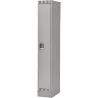 Lockers, 12" x 18" x 76", Steel, Grey, Knocked Down Les Fournitures Industrielles Méga