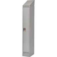 Lockers, 12" x 18" x 86", Steel, Grey, Knocked Down Les Fournitures Industrielles Méga