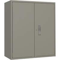 Armoire de rangement Lo-Boy, Acier, 2 Tablettes, 40" h x 36" la x 18" P, Gris Les Fournitures Industrielles Méga
