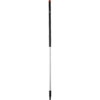 Transport Line Handle, Aluminum/Polypropylene, Ergonomic, Euro Threaded Tip, 1-1/4" Diameter, 59" Length Les Fournitures Industrielles Méga