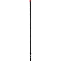 Transport Line Handle, Aluminum/Polypropylene, Telescopic, Euro Threaded Tip, 1-1/4" Diameter, 63" - 109" Length Les Fournitures Industrielles Méga