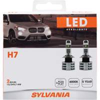 Ampoule pour feu avant H7, DEL, 13,2 W/17 W, Blanc Les Fournitures Industrielles Méga