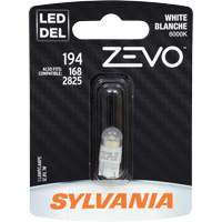 195 Mini-ampoule automobile Zevo, DEL, 0,7 W, Blanc Les Fournitures Industrielles Méga
