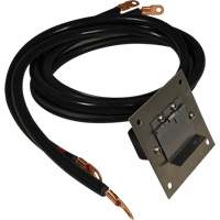 Plug-In Polarized Stainless Steel Socket Panel, 4 AWG, 5' Cable Les Fournitures Industrielles Méga