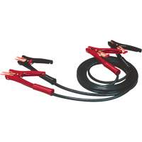 Heavy-Duty Booster Cable with Flexi-Spring Strain, 5 AWG, 500 A, 12' Cable Les Fournitures Industrielles Méga