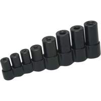 Jeu de douilles pour taraud, 8 Morceaux, Prise de 1/4"/3/8" Les Fournitures Industrielles Méga