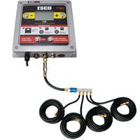 Wall-Mounted Tire Inflation System with 4-Hose Manifold Les Fournitures Industrielles Méga