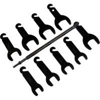10-Piece Pneumatic Fan Clutch Wrench Set Les Fournitures Industrielles Méga