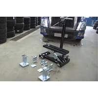 Cric de service de plancher, 14 tonne(s) Capacit&eacute;, 8-1/4" Abaiss&eacute;e, 20" &eacute;lev&eacute;e, Air comprim&eacute;/hydraulique Les Fournitures Industrielles Méga