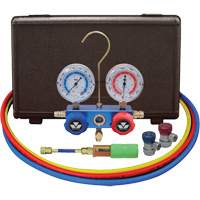 Jeu de manom&egrave;tres pour automobile avec mini-injecteur de colorant et coupleurs manuels Les Fournitures Industrielles Méga