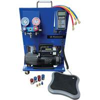 Dual R134A/R1234Yf Single-Stage Portable Electronic Charging Station Les Fournitures Industrielles Méga