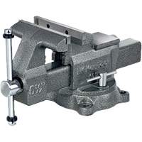 &eacute;tau professionnel d'atelier K65, Largeur des m&acirc;choires 6-1/2", Profondeur de la gorge 3-7/8", Base Pivotant Les Fournitures Industrielles Méga