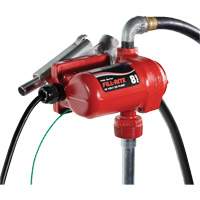 Pompe de transfert de carburant 12 V CC avec pistolet Les Fournitures Industrielles Méga