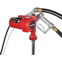 Pompe de transfert de carburant 12 V CC avec pistolet Les Fournitures Industrielles Méga