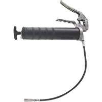 Pistolet &agrave; graisse robuste &agrave; poign&eacute;e pistolet avec rallonge de tuyau flexible, Capacit&eacute; 14 oz Les Fournitures Industrielles Méga