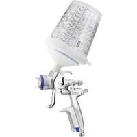 Pistolet de peinture de premi&egrave;re qualit&eacute; 4400?B RP?1,2 SR avec godet RPS 0,3?L, pour les retouches de finitions automobiles, Entr&eacute;e d'air 1/4" NPT, 7,06 pi³/min, Capacit&eacute; 0,3 L, 0,17 psi Les Fournitures Industrielles Méga