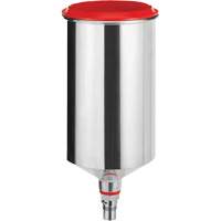 Gobelet r&eacute;utilisable en aluminium 1,0?L avec raccord QCC, sans filetage fin Les Fournitures Industrielles Méga