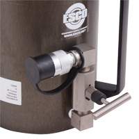 Safety Jack, Locking Collar, 100 tons Capacity, 13-37/100" - 19-3/5" H Les Fournitures Industrielles Méga