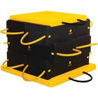 8-Piece CribLok Composite Cribbing System Kit Les Fournitures Industrielles Méga