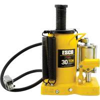 Cric-bouteille de s&eacute;rie Pro, 30 tonnes, Air comprim&eacute;/hydraulique, 20" Hauteur &eacute;lev&eacute;e Les Fournitures Industrielles Méga