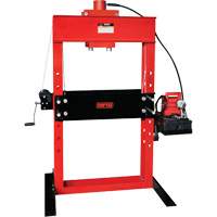 Electro/Hydraulic Pump Operated Shop Press, 50 tons Capacity Les Fournitures Industrielles Méga