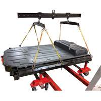 Chariot pour batterie de VE Ford capacit&eacute; de 3600 lb Les Fournitures Industrielles Méga
