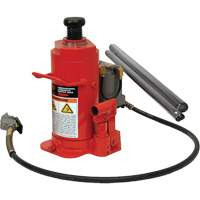 Cric-bouteille hydraulique de hauteur standard, 12 tonne(s), Air comprim&eacute;/hydraulique, 19-3/4" Hauteur &eacute;lev&eacute;e Les Fournitures Industrielles Méga