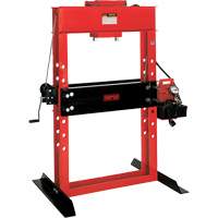 Electro/Hydraulic Pump Operated Shop Press, 50 tons Capacity Les Fournitures Industrielles Méga