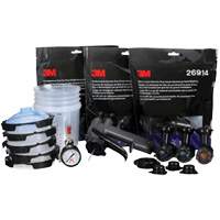 Performance Fine Finish Spray Gun System with PPS Cups, 13 CFM, 29 PSI Les Fournitures Industrielles Méga