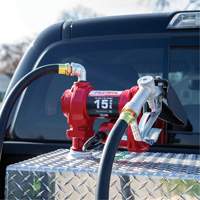 12V DC Fuel Transfer Pump with Nozzle Les Fournitures Industrielles Méga
